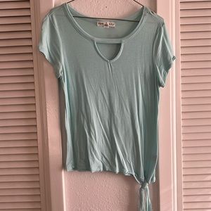 Eye Candy Teal Blouse Size M